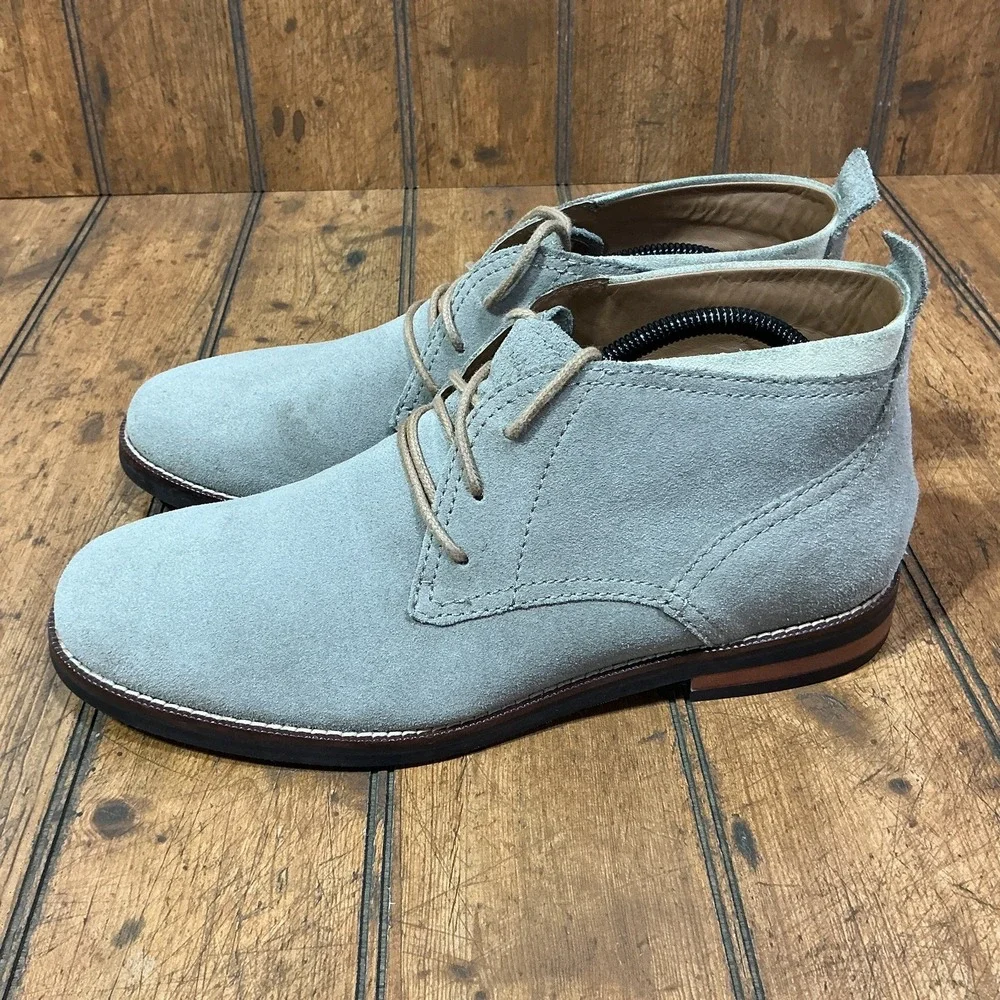 Cole Haan Ogden Stitch Driftwood Suede Chukka Boots Shoes Size 9.5 M C23872